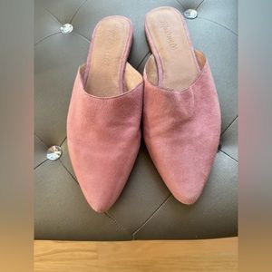 Madewell Berry Suede Remi Mules size 7.5